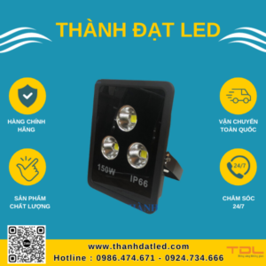 đèn led pha cốc 150w