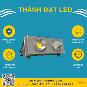 Đèn pha led đánh cá chống nhiễu 100w