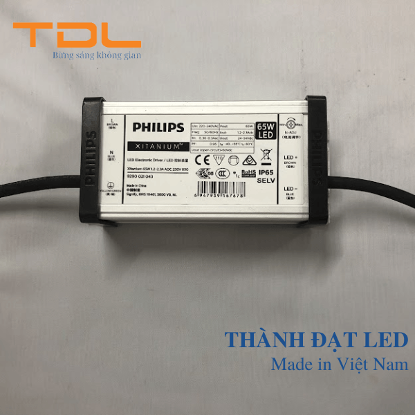 Driver PHILIP Xi DIM 5 Cấp 65W - Điều Chỉnh Năm Cấp Độ, Tiết Kiệm Năng Lượng