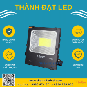 đèn pha led 5054 mắt to 100w