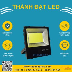 đèn pha led 5054 mắt to 200w