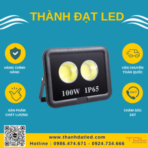 đèn pha led mắt to 100w