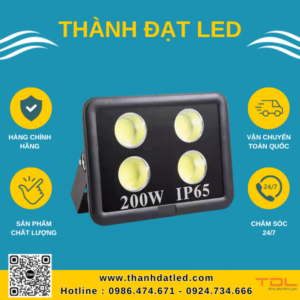 đèn pha led mắt to 200w