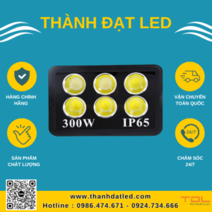 đèn pha led mắt to 300w