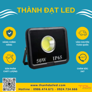 đèn pha led mắt to 50w